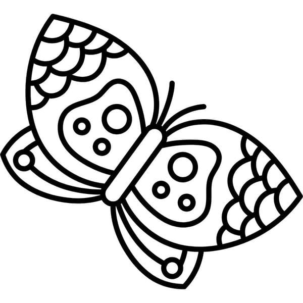 tô màu con bướm 32