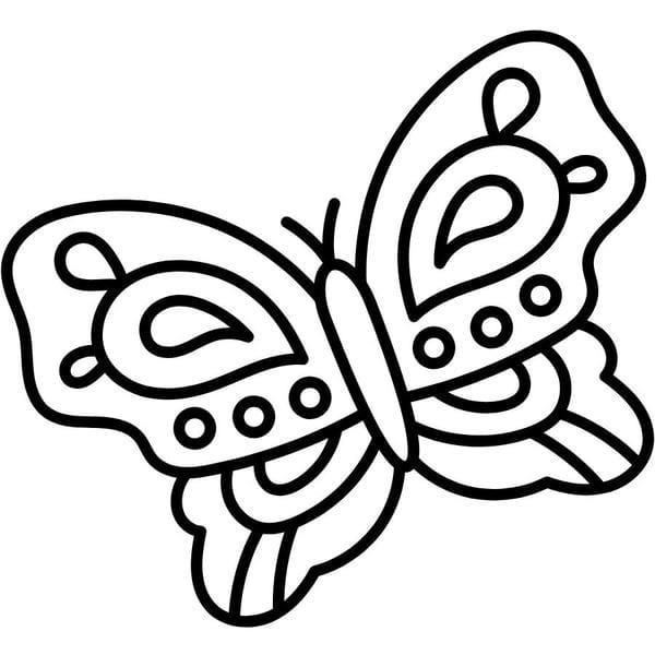 tô màu con bướm 42