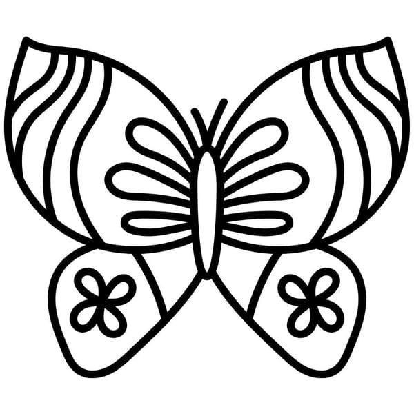 tô màu con bướm 43