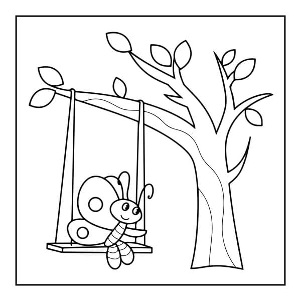 tô màu con bướm 8