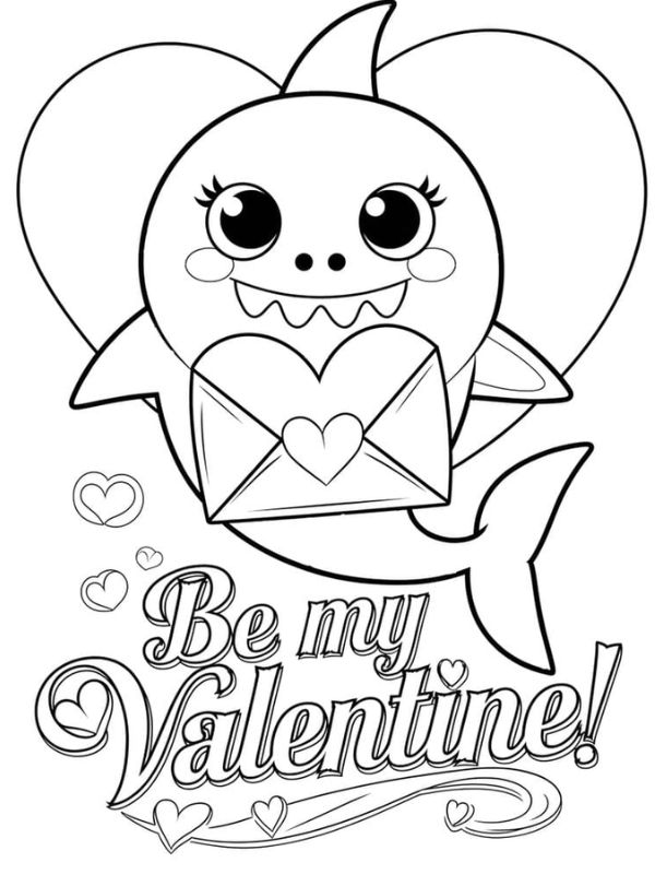 tô màu con cá mập