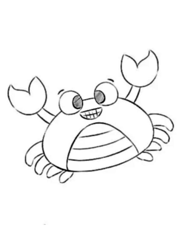tô màu con cua 10