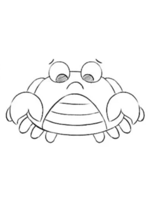 tô màu con cua 12