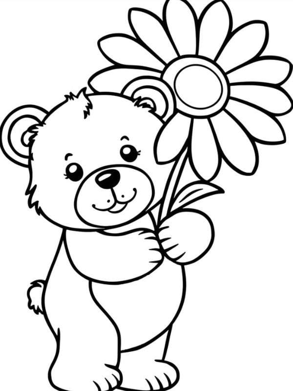 tô màu con gấu 17