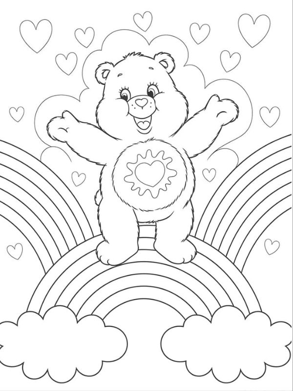 tô màu con gấu 19