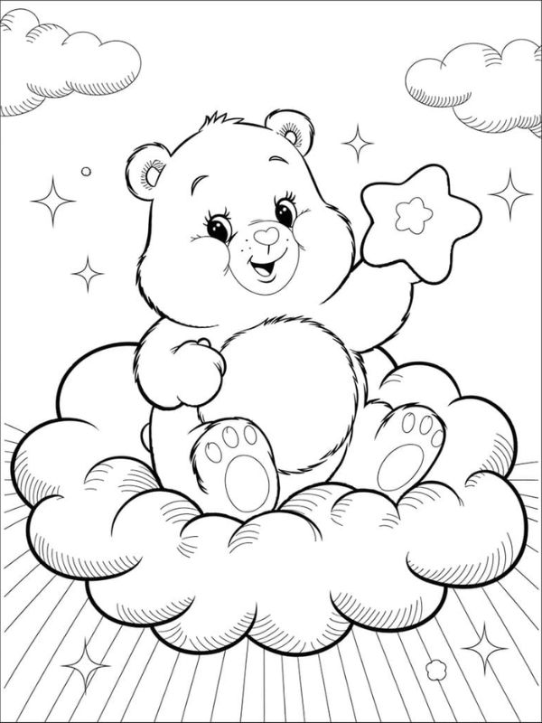 tô màu con gấu 20