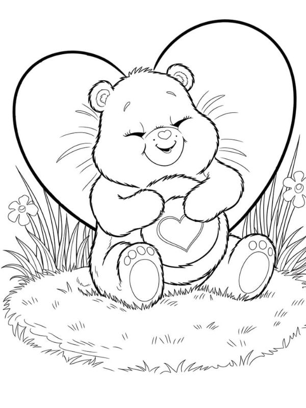 tô màu con gấu 21