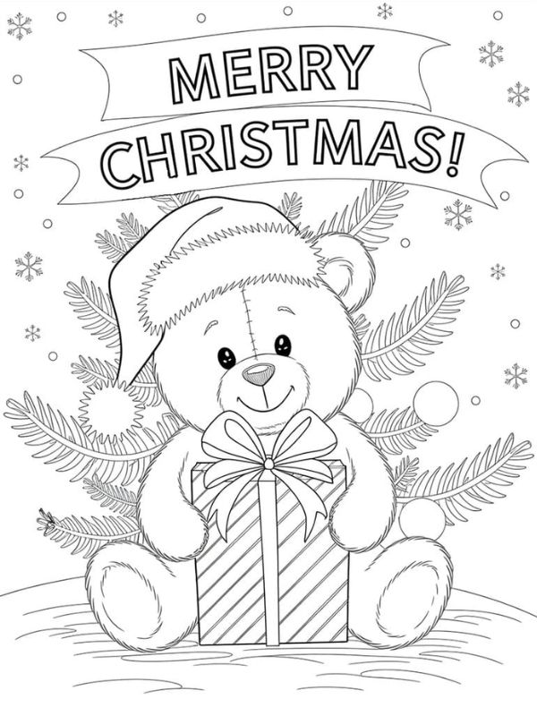 tô màu con gấu 25