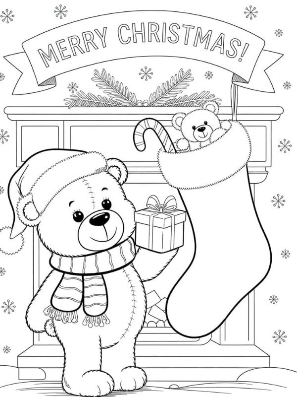 tô màu con gấu 26