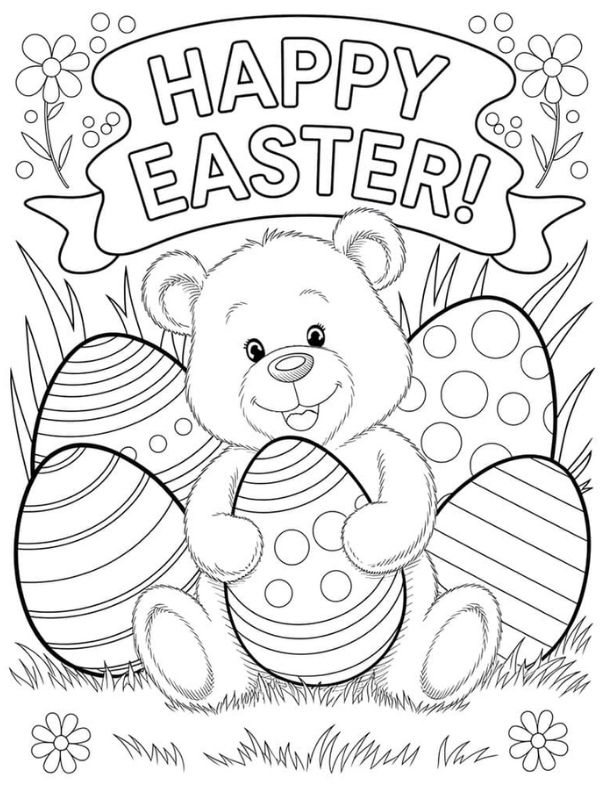 tô màu con gấu 28