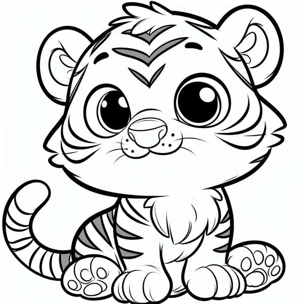 tô màu con hổ 14