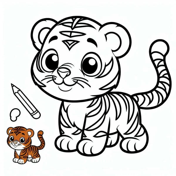 tô màu con hổ 16