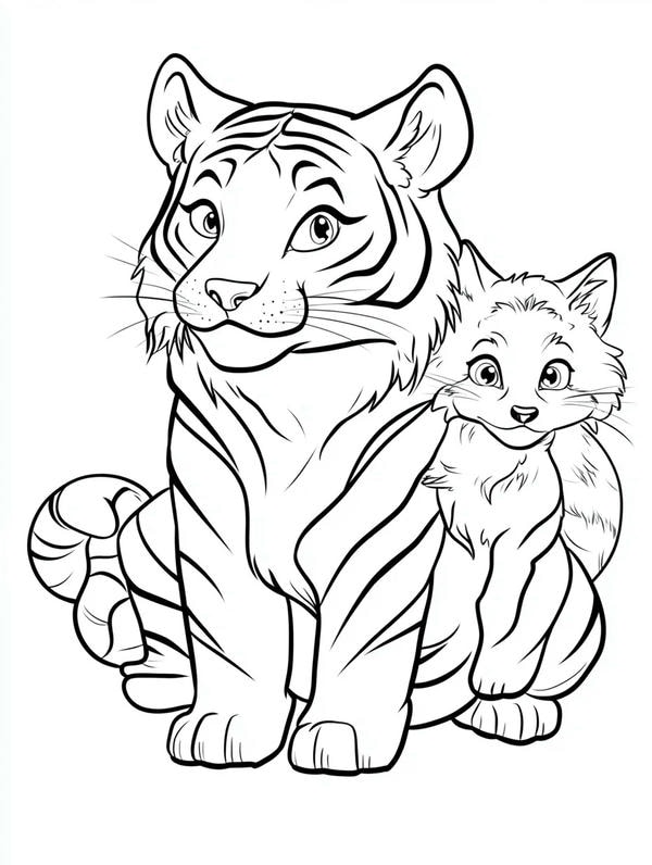 tô màu con hổ 17