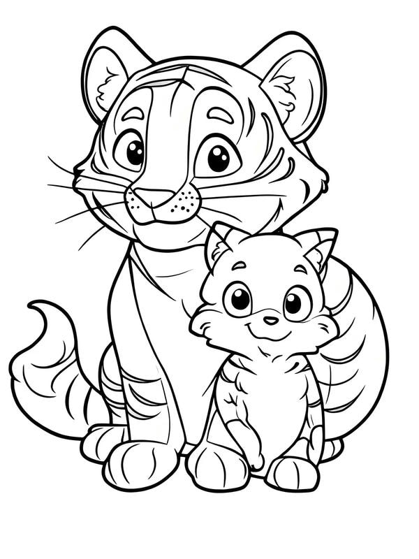 tô màu con hổ 19