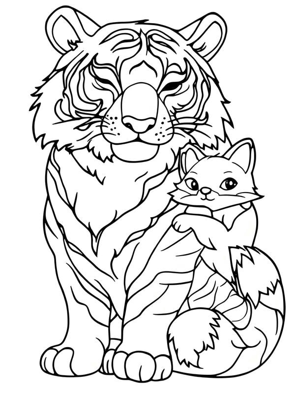 tô màu con hổ 20