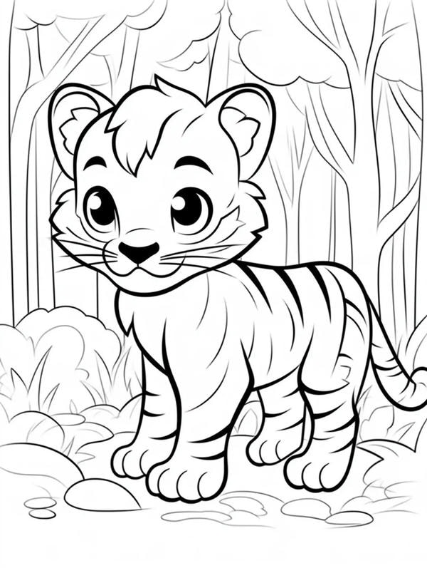 tô màu con hổ 23