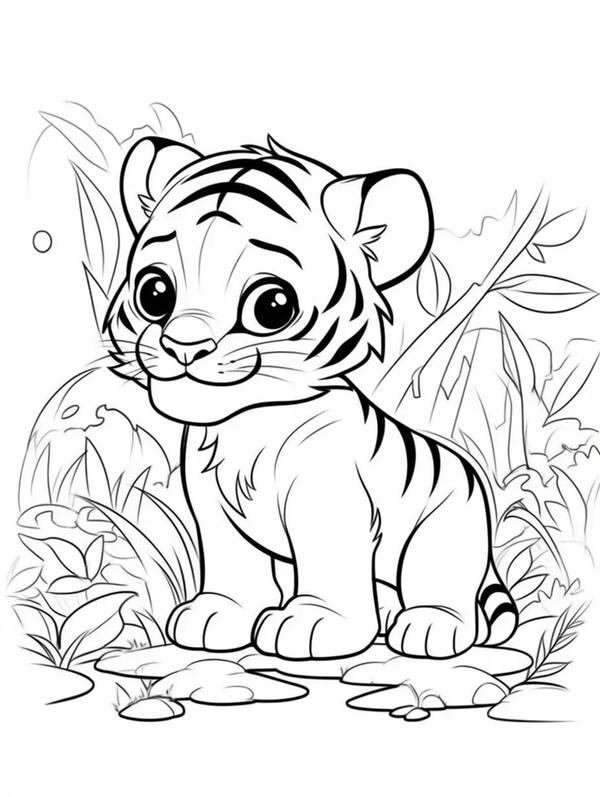 tô màu con hổ 24