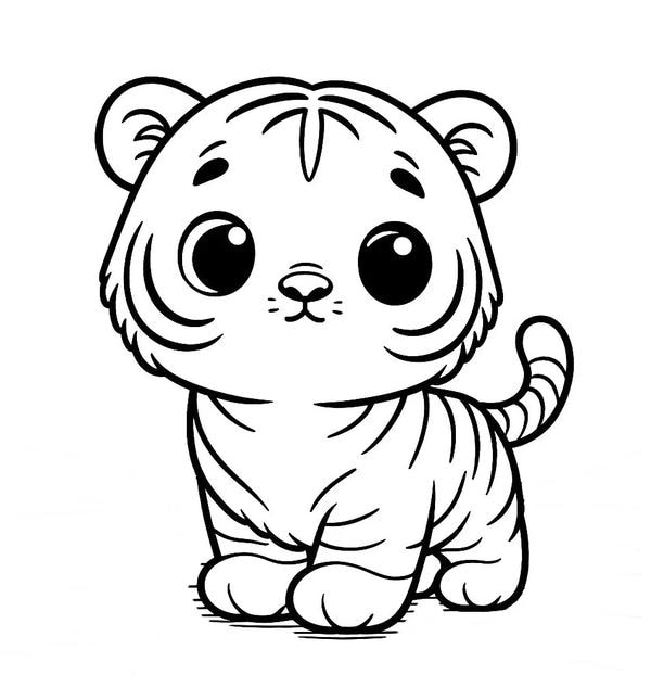 tô màu con hổ 25