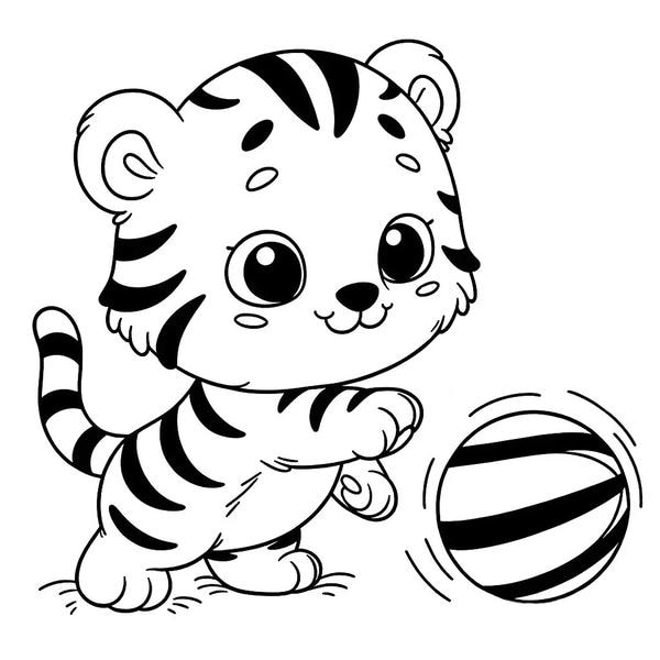 tô màu con hổ 27