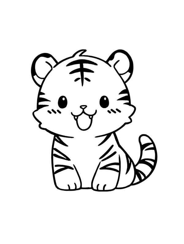 tô màu con hổ 28