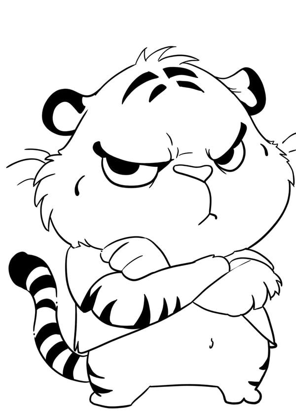 tô màu con hổ 32