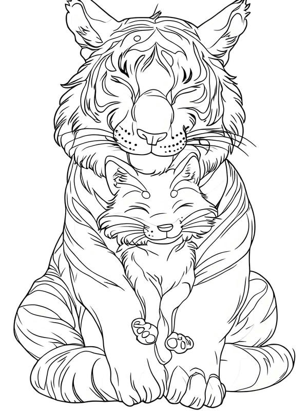 tô màu con hổ 7