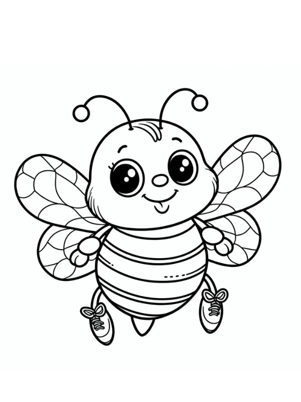 tô màu con ong 1