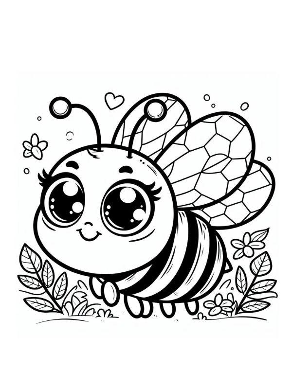 tô màu con ong 11