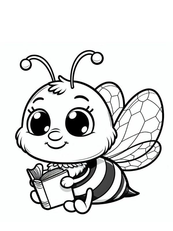 tô màu con ong 12