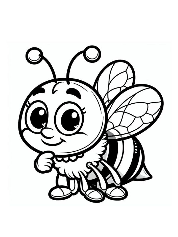 tô màu con ong 14