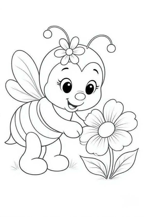 tô màu con ong 16