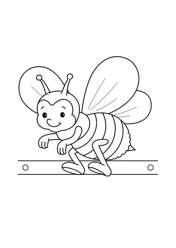 tô màu con ong 18
