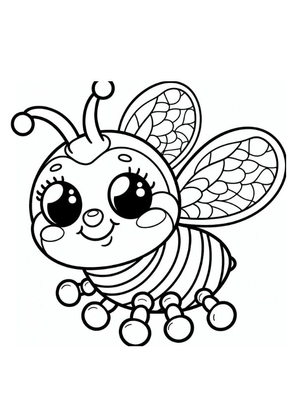 tô màu con ong 24