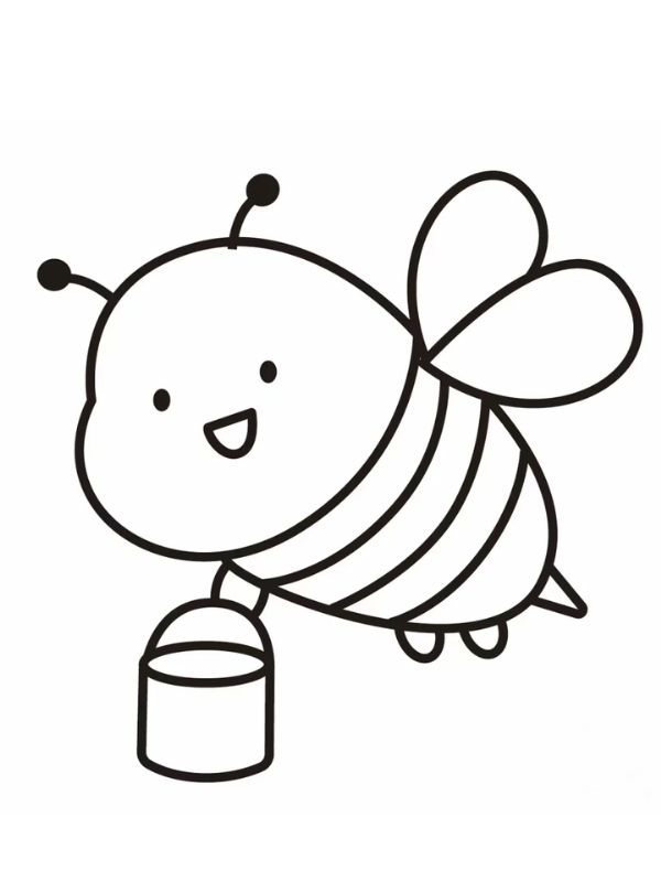 tô màu con ong 27