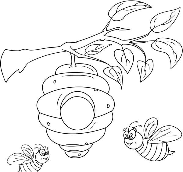 tô màu con ong 7