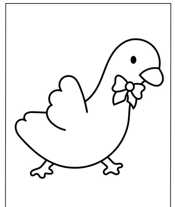 tô màu con vịt 11