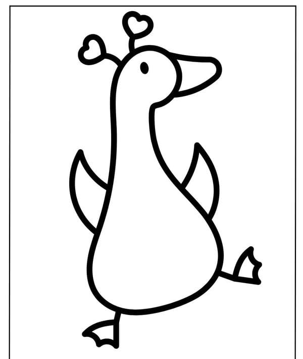 tô màu con vịt 12