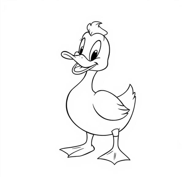 tô màu con vịt 14