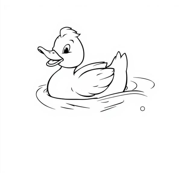 tô màu con vịt 17