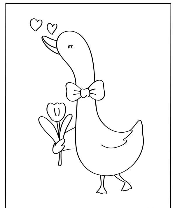 tô màu con vịt 2