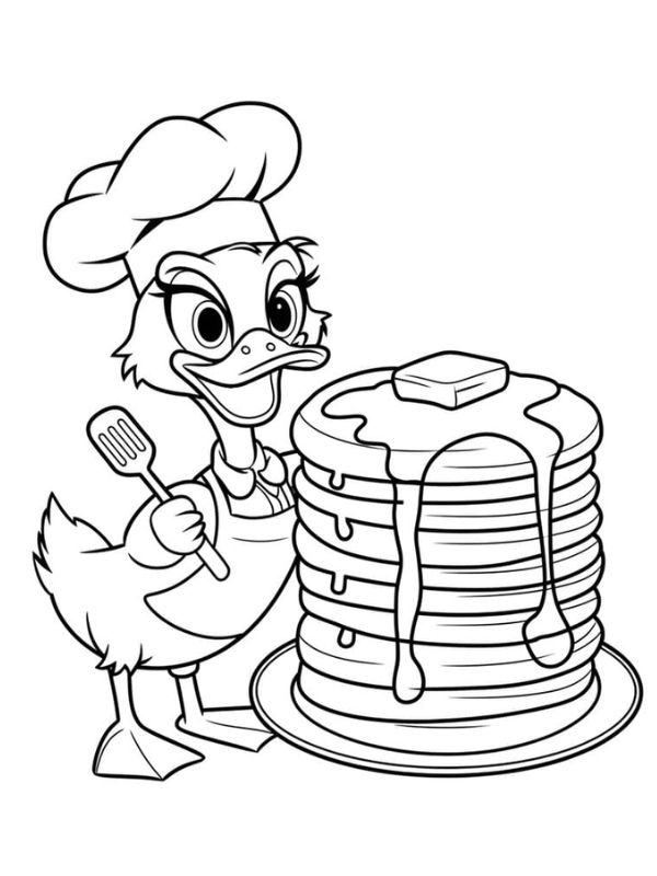 tô màu con vịt 21