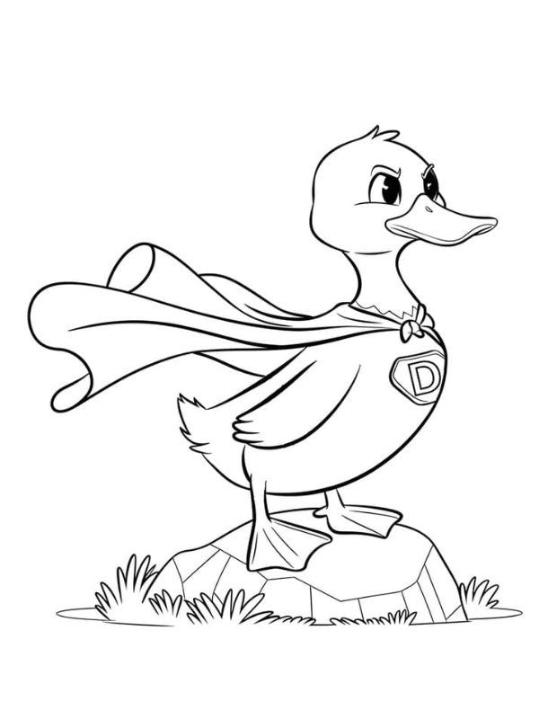 tô màu con vịt 22