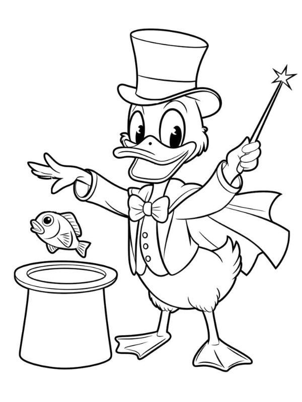 tô màu con vịt 23