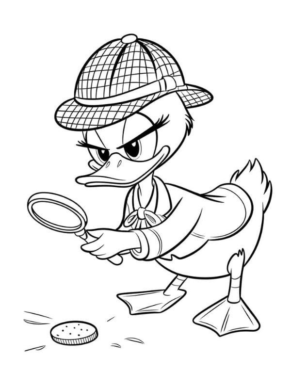 tô màu con vịt 25