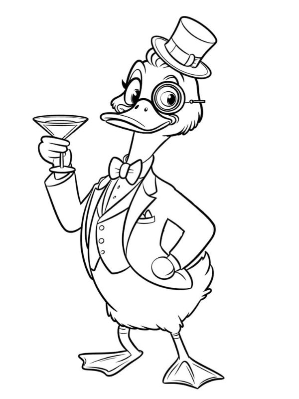 tô màu con vịt 26