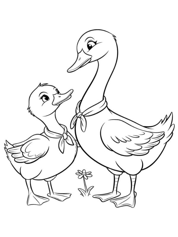 tô màu con vịt 28