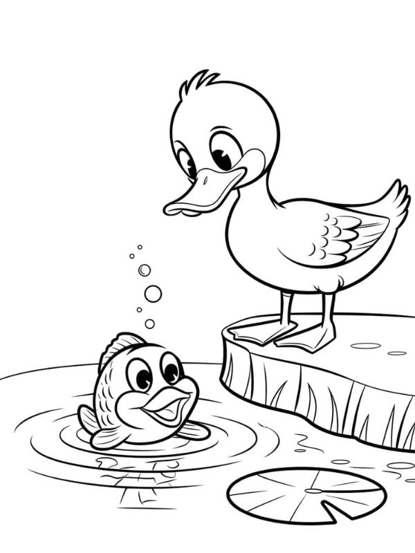 tô màu con vịt 29