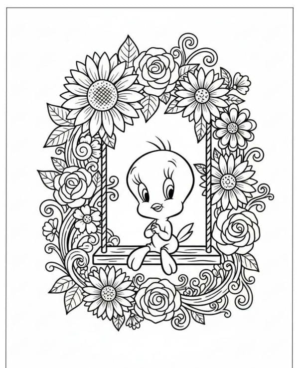 tô màu con vịt 33