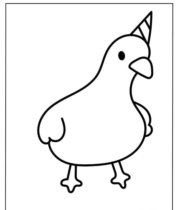 tô màu con vịt 6