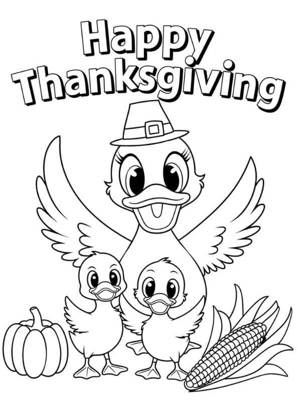 tô màu con vịt 7